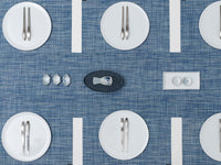Chilewich Mini Basketweave Placemat - Chambray Rectangle