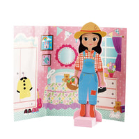 Wooden Magnetic Dress Up Doll - Sophia