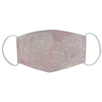 Reusable Cotton Face Mask - Medallion Pale Pink