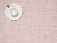 Chilewich Mini Basketweave Placemat - Blush Rectangle