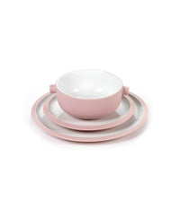 Pink & White Ceramic Tableware