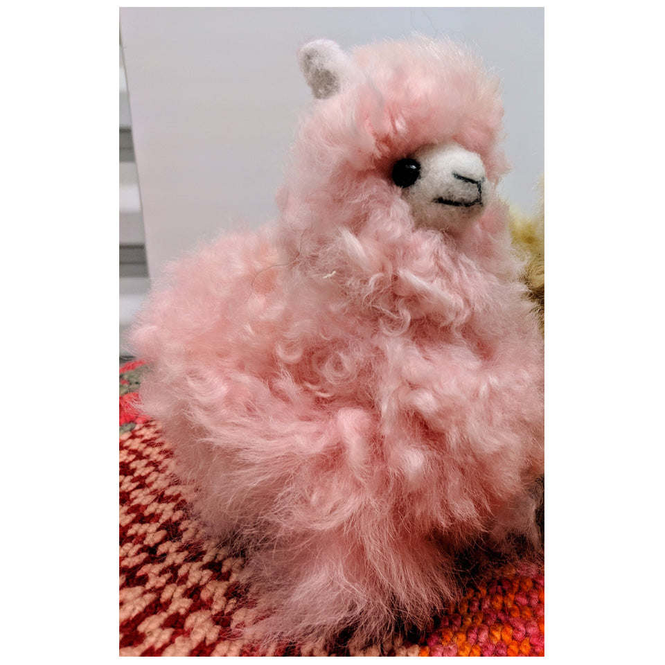 Pink stuffed llama sales