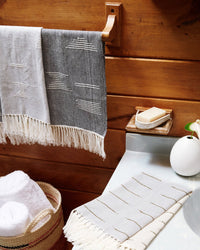 Shapes Towel - Blue