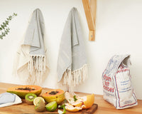 Shapes Towel - Gray
