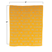 You Are My Sunshine Baby Blanket