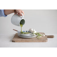 Medium Porcelain Bowl - Blue & White Flower Pattern