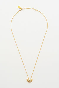 Half Sunburst Necklace