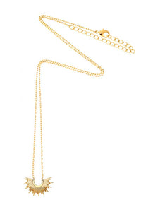Half Sunburst Necklace