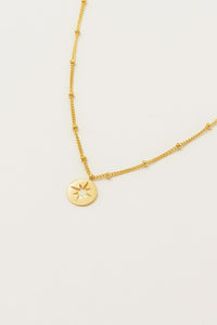 Star Disc Necklace