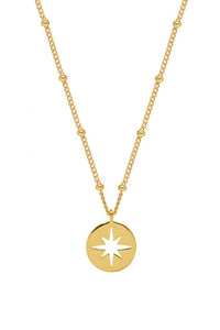 Star Disc Necklace