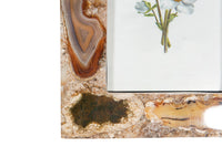 Agate Photo Frame - Brown