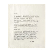 Love Letter Napkins - Emily Dickinson, D.H. Lawrence, Jack London & Mark Twain