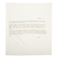 Love Letter Napkins - Charlotte Brontë, Voltaire, Oscar Wilde & Virginia Woolf