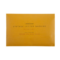 Love Letter Napkins - Charlotte Brontë, Voltaire, Oscar Wilde & Virginia Woolf