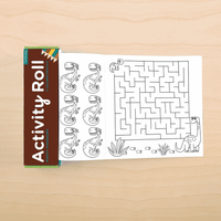 Activity Roll - Mighty Dinosaur