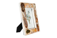 Agate Photo Frame - Brown