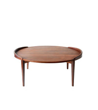 Jens Risom Walnut Coffee Table