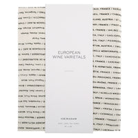 Wine List Linen Tea Towel