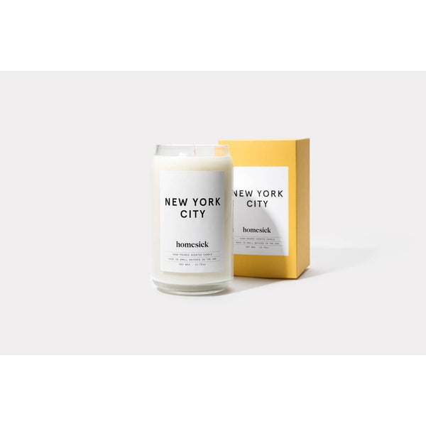 New York City Glass Candle
