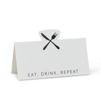 Fork & Knife Placecards