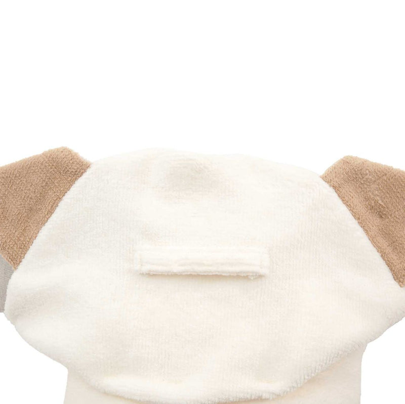 Baby Bath Wrap - Tan Puppy