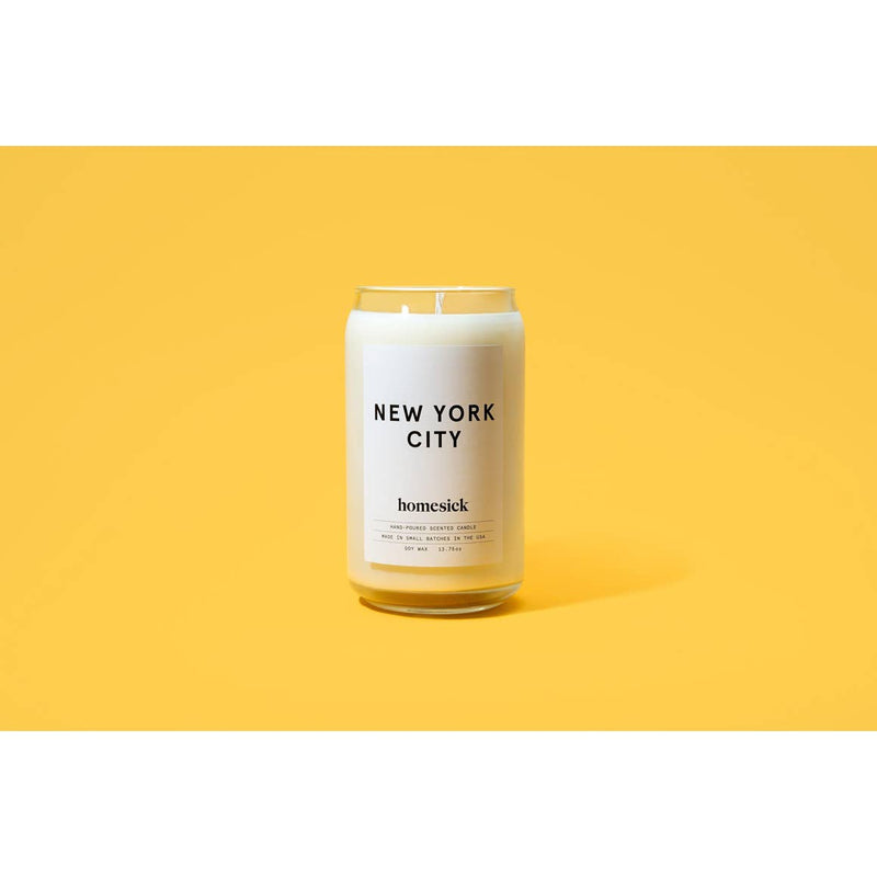 New York City Glass Candle
