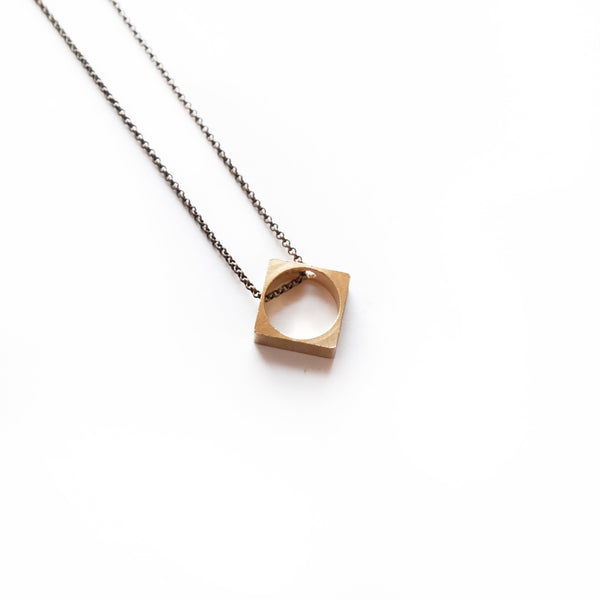 Polymath Necklace - Open Diamond