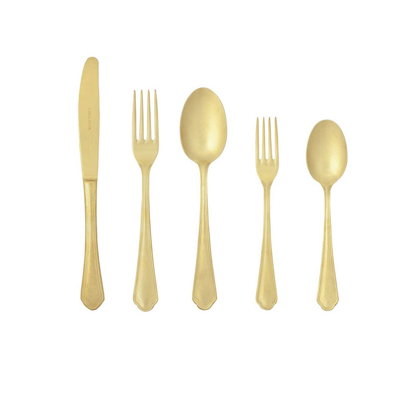 Lago Matte Gold Flatware