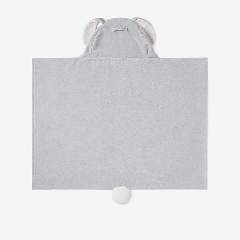 Baby Bath Wrap - Gray Bunny