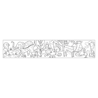 Mini Coloring Roll - Animals of the World