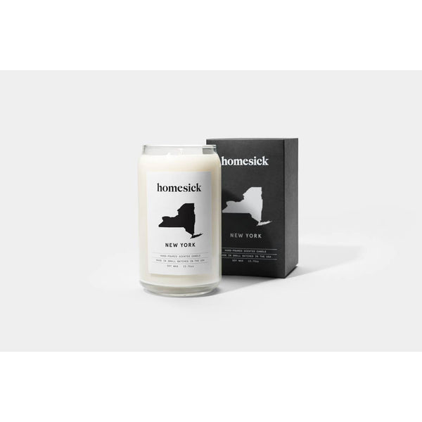 New York State Glass Candle