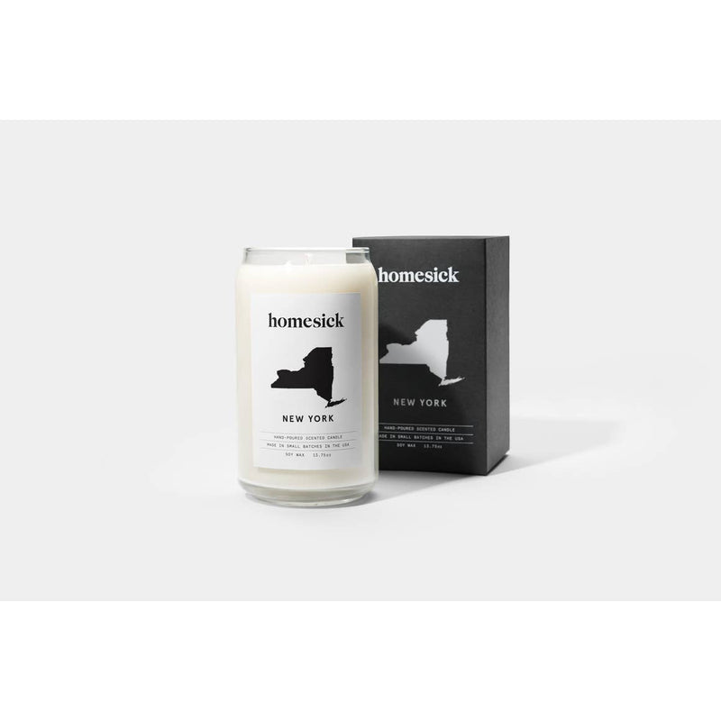 New York State Glass Candle
