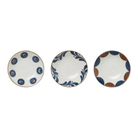 Photograph of three patterned bowls