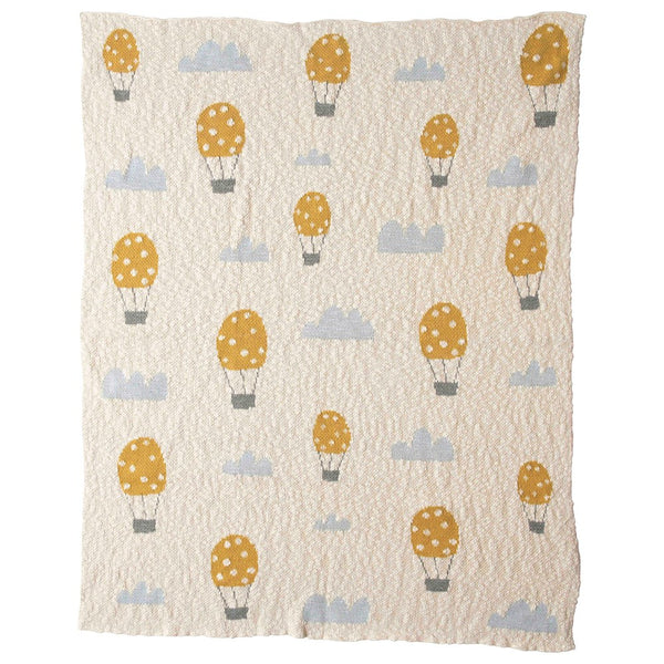 Hot Air Balloon Baby Blanket