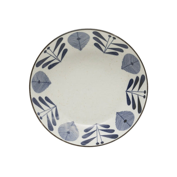 Large Porcelain Bowl - Blue & White Flower Pattern