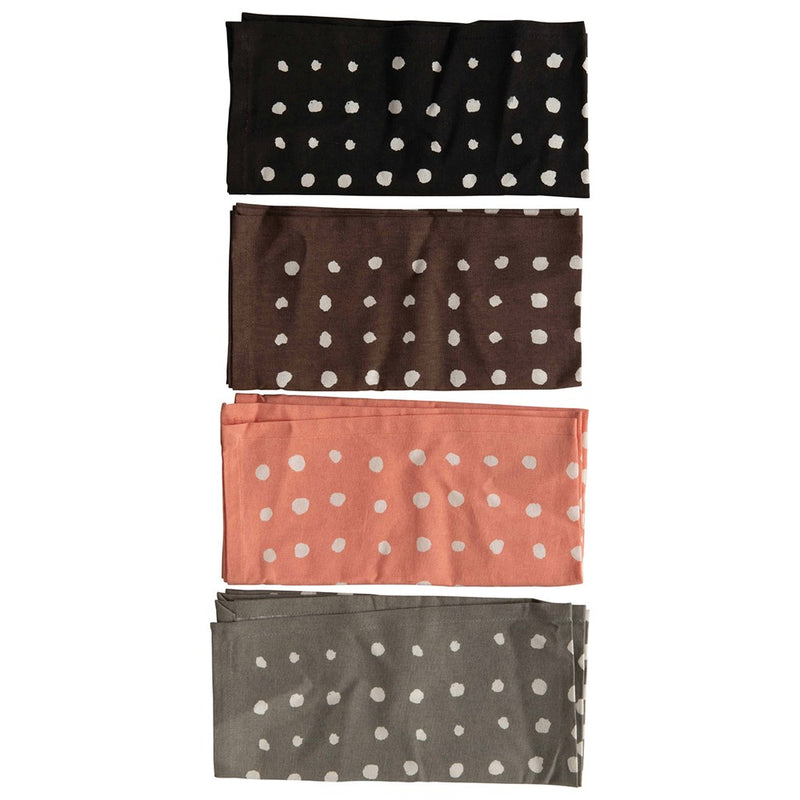 Cotton Polka Dot Napkin Set