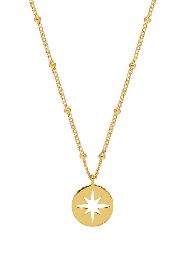 Star Disc Necklace