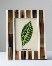 Brown & White Photo Frame - 5 x 7