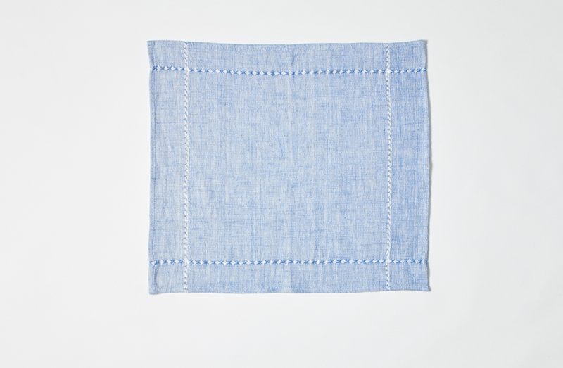 Pulled Cotton Napkin - Blue