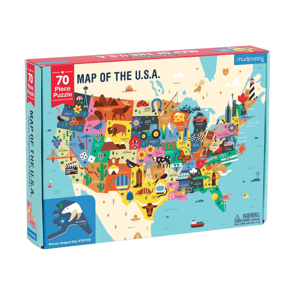 Map of the USA Geography Puzzle