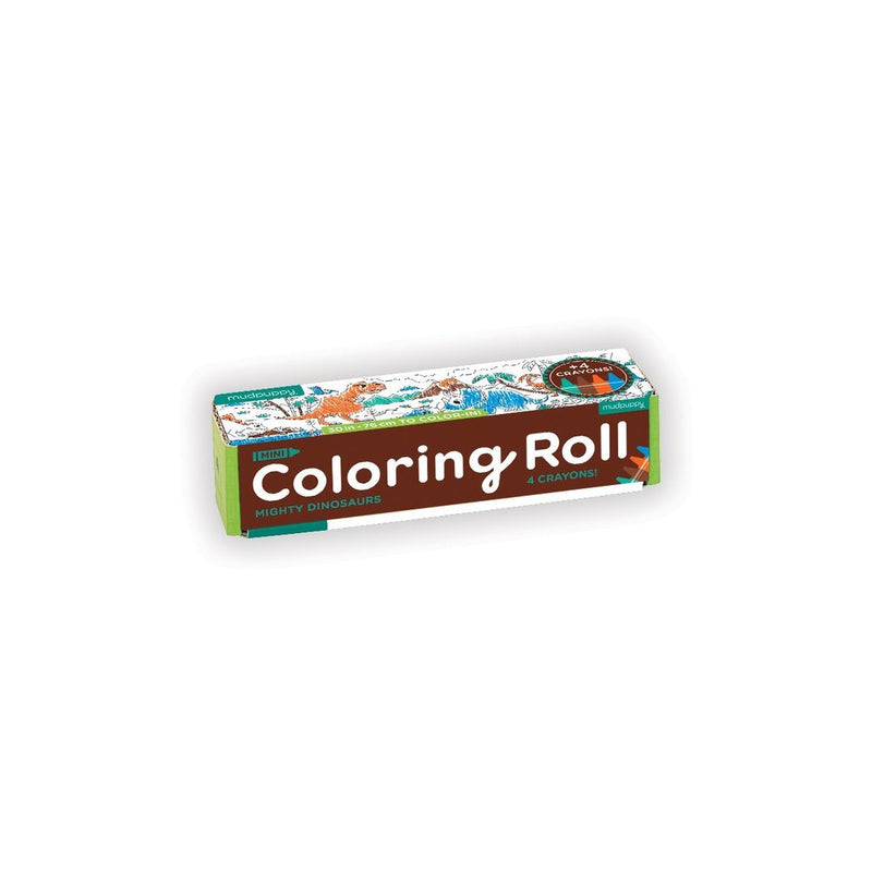 Mini Coloring Roll - Mighty Dinosaurs
