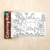 Mini Coloring Roll - Mighty Dinosaurs