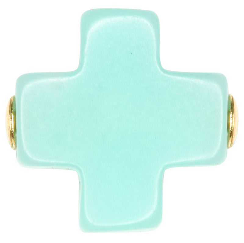 Swiss Style Cross Bracelet - Mint