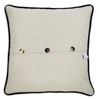 Hand Embroidered Pillow - Brooklyn