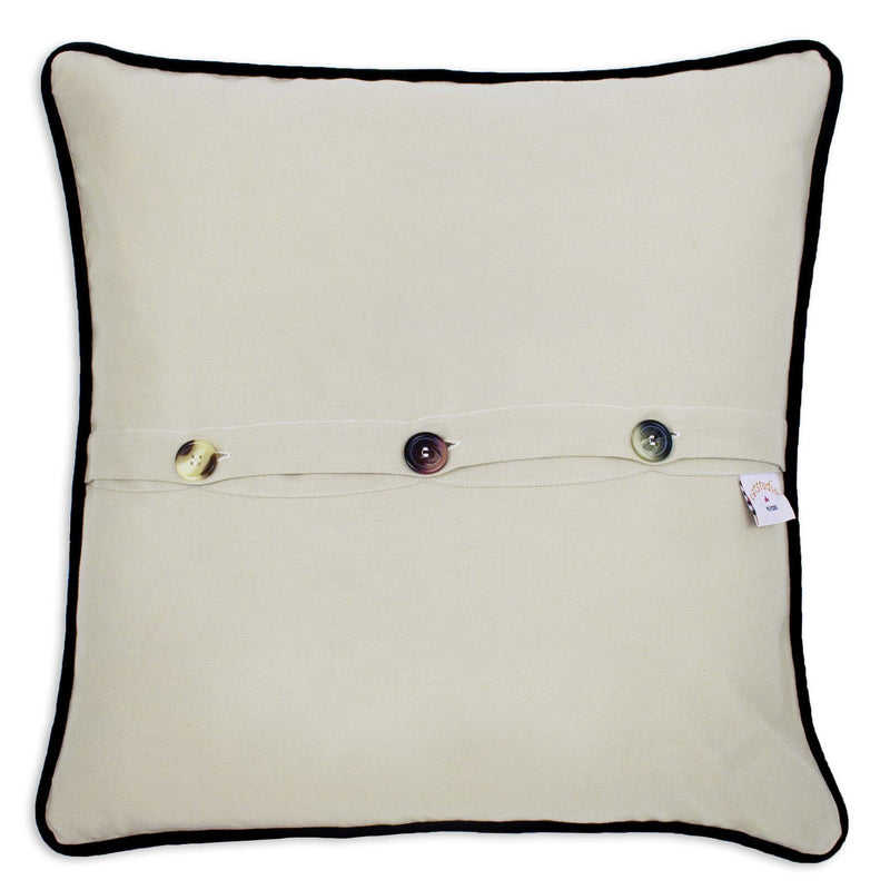 Hand Embroidered Pillow - NYC